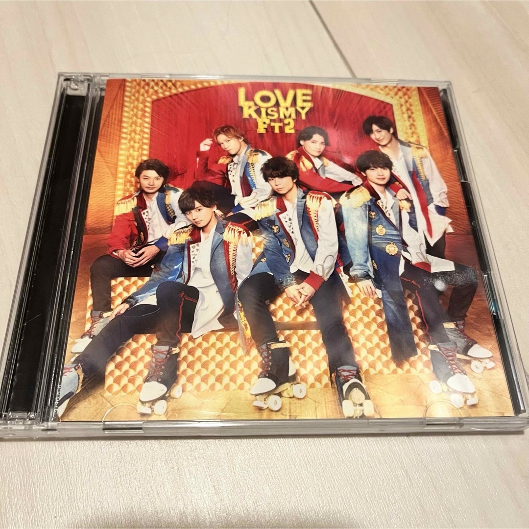 Kis-My-Ft2(キスマイフットツー)のLOVE ［CD+DVD］＜初回盤A＞Kis-My-Ft2 エンタメ/ホビーのCD(ポップス/ロック(邦楽))の商品写真