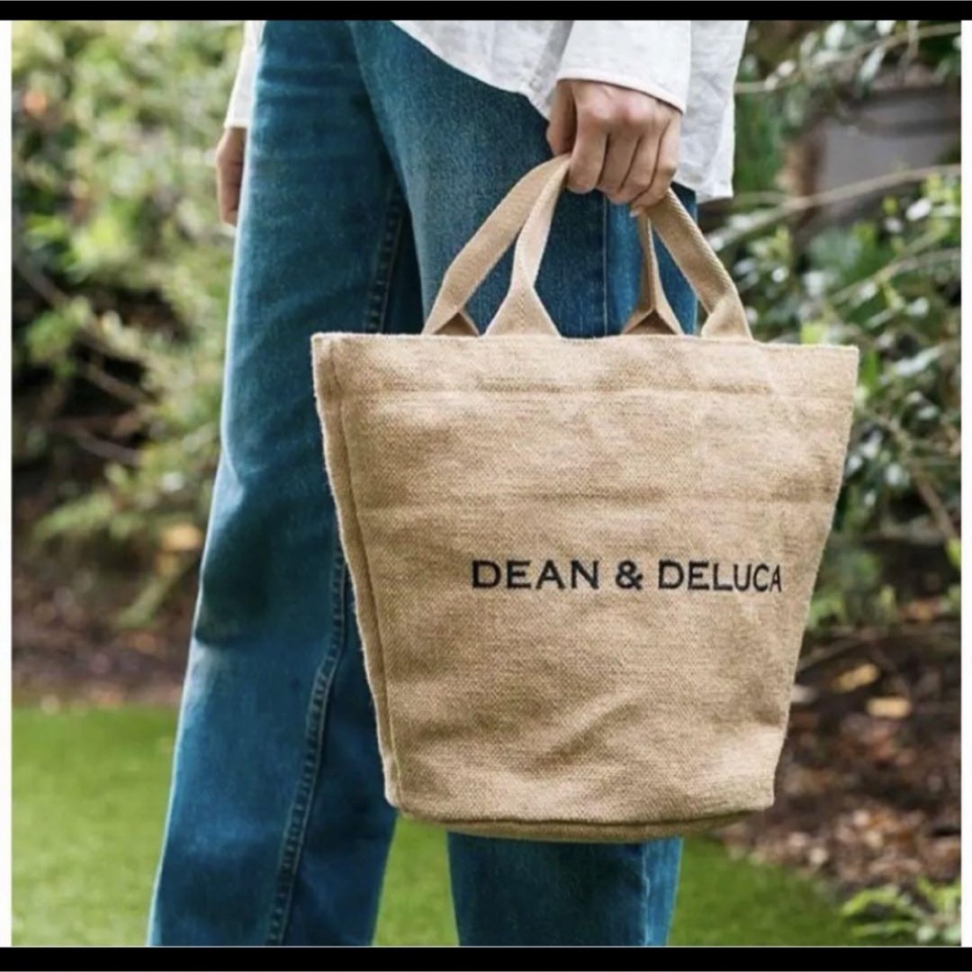 DEAN & DELUCA(ディーンアンドデルーカ)の新品ディーン＆デルーカ ジュートトートバッグジュートバッグ ＳＬサイズ 20周年 レディースのバッグ(トートバッグ)の商品写真