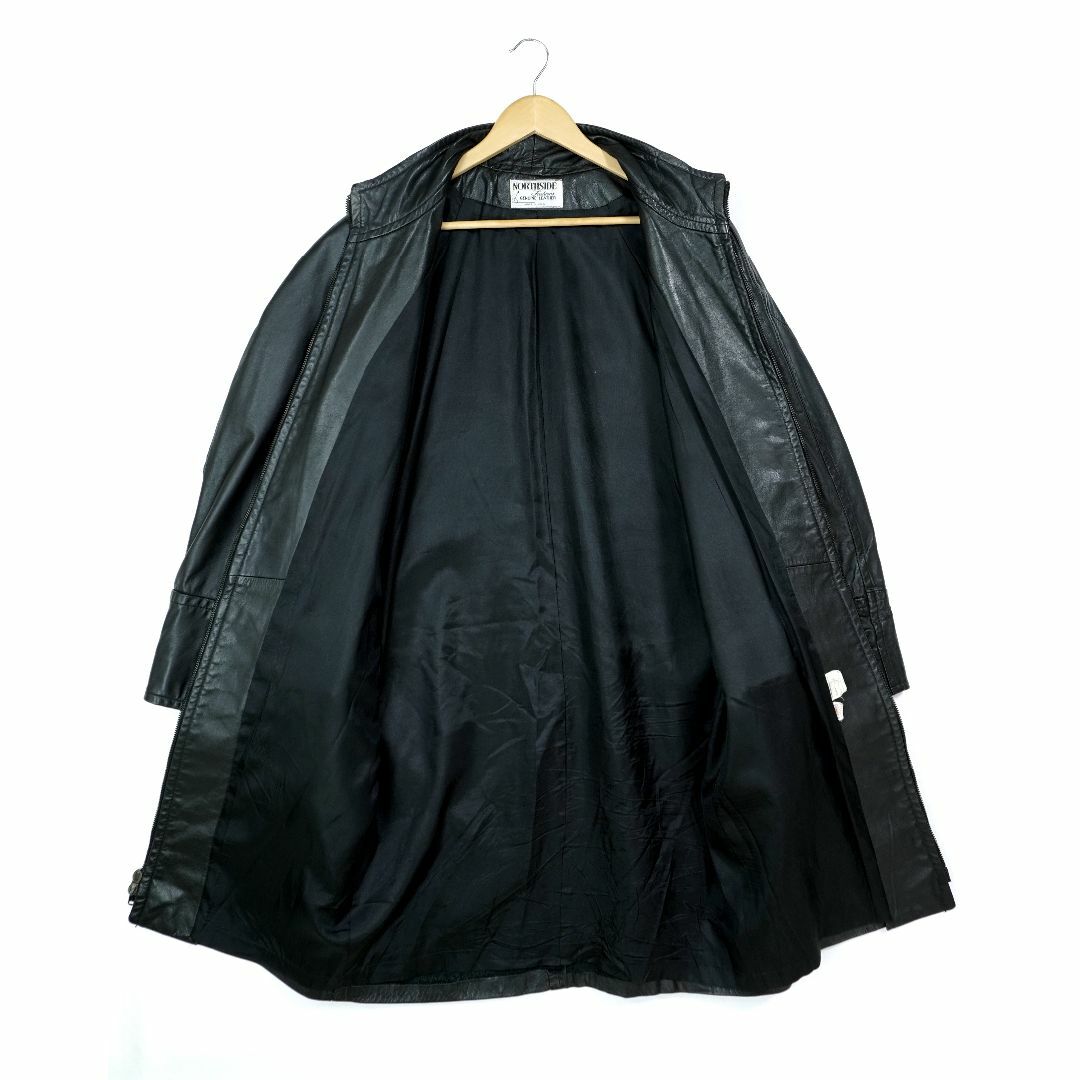 NORTHSIDE LEATHER COAT 1980s SMALLジャケット/アウター