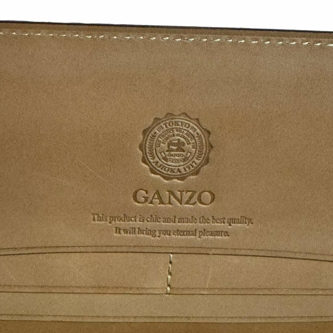 GANZO(ガンゾ)の【訳あり】ガンゾ　コードバン　通しマチ長財布　ブラック メンズのファッション小物(長財布)の商品写真