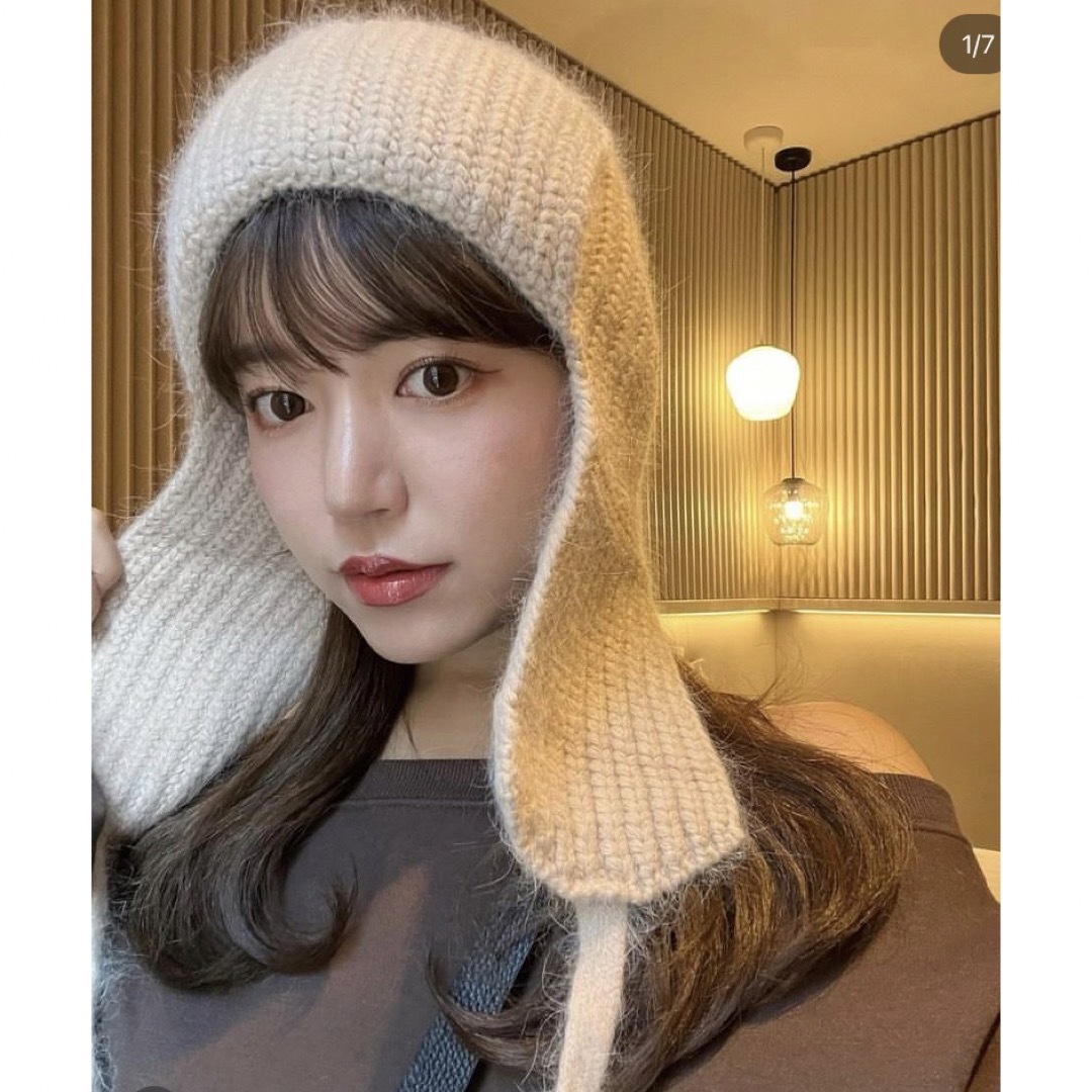 Darich(ダーリッチ)のcheme flight knit cap フライトニットキャップ レディースの帽子(ニット帽/ビーニー)の商品写真