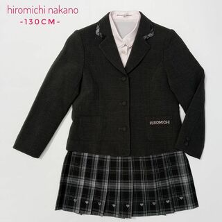 ヒロミチナカノ(HIROMICHI NAKANO)の✨美品✨ヒロミチ ナカノ　発表会用　フォーマルスーツ　3点セット　130cm(ドレス/フォーマル)