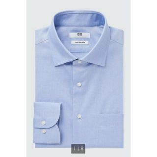 ユニクロ(UNIQLO)のユニクロ　スーパーノンアイロンシャツ（セミワイドカラー・長袖）　2枚セット(シャツ)