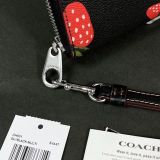 COACH ワイルド ストロベリー 長財布 CH531 イチゴ 新作 新品