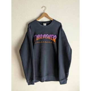 スラッシャー(THRASHER)のTHRASHER スラッシャー ロゴプリントクルーネックスウェット(スウェット)