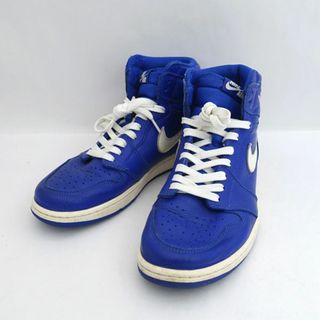 ナイキ(NIKE)のNIKE / ナイキ ◆JORDAN 1 RETRO HIGH OG HYPER ROYAL/ブルー 555088-401 【メンズ/MEN/男性/ボーイズ/紳士】【靴/クツ/シューズ/SHOES】 メンズファッション【中古】 [0220473585](スニーカー)