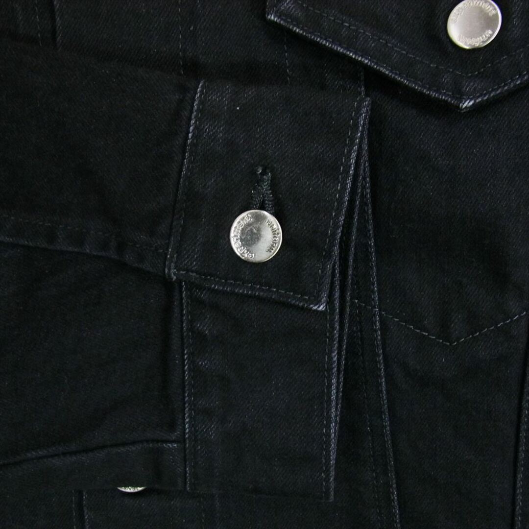 uniform experiment(ユニフォームエクスペリメント)のuniform experiment ユニフォームエクスペリメント 22AW UE-222020 ONE WASHED DENIM JACKET ワンウォッシュ デニム ジャケット ブラック系 4【美品】【中古】 メンズのジャケット/アウター(Gジャン/デニムジャケット)の商品写真