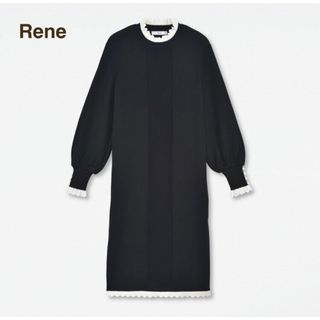 ルネ(René)のRene ルネ　ニットワンピース　34(ひざ丈ワンピース)