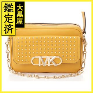 マイケルコース(Michael Kors)のマイケルコース　パーカーチェーンスワッグ　イエロー　レザー【433】(ショルダーバッグ)