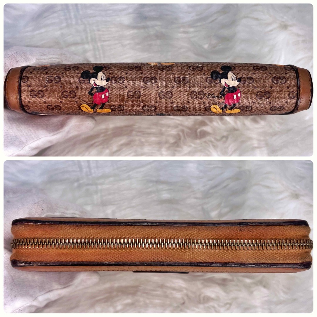 Gucci(グッチ)の完備品✨　限定　GUCCI　Disney　コラボ　ミッキー　長財布　ラウンド レディースのファッション小物(財布)の商品写真