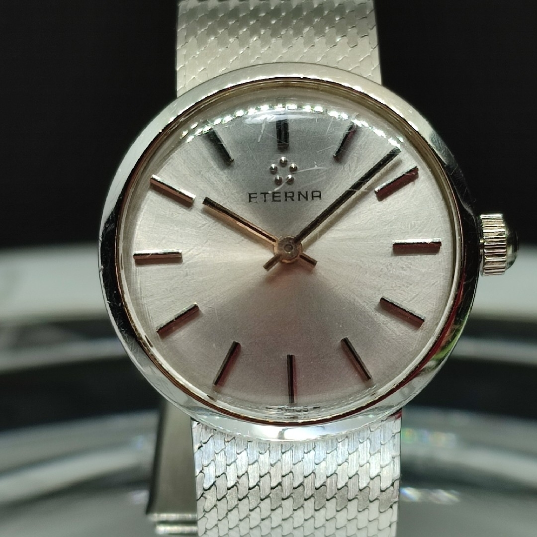 ETERNA エテルナ 手巻き スイス製 ビンテージ レディースのファッション小物(腕時計)の商品写真
