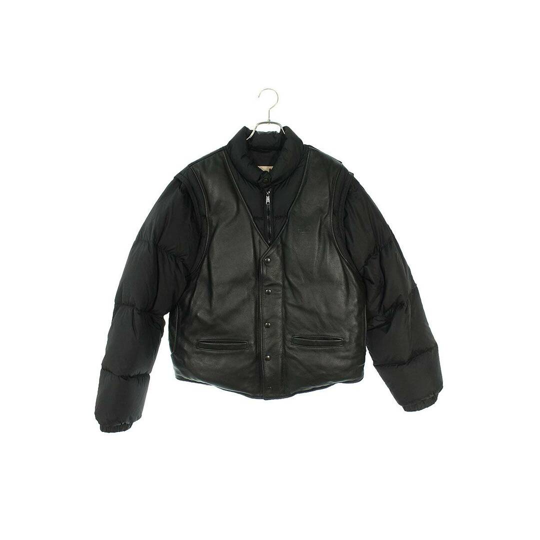 シュプリーム ×ショット schott 18AW Down Leather Vest Jacket レザー