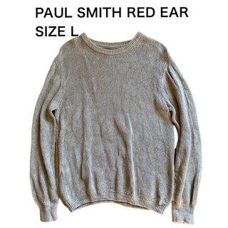 レッドイヤー(RED EAR)のPAUL SMITH RED EAR レッドイアー ニットセーター麻100% L(ニット/セーター)