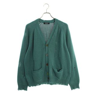 UNDERCOVER アンダーカバー 19SS Bootleg Truth Cardigan ボーダー ニット カーディガン UCW4905 グリーン