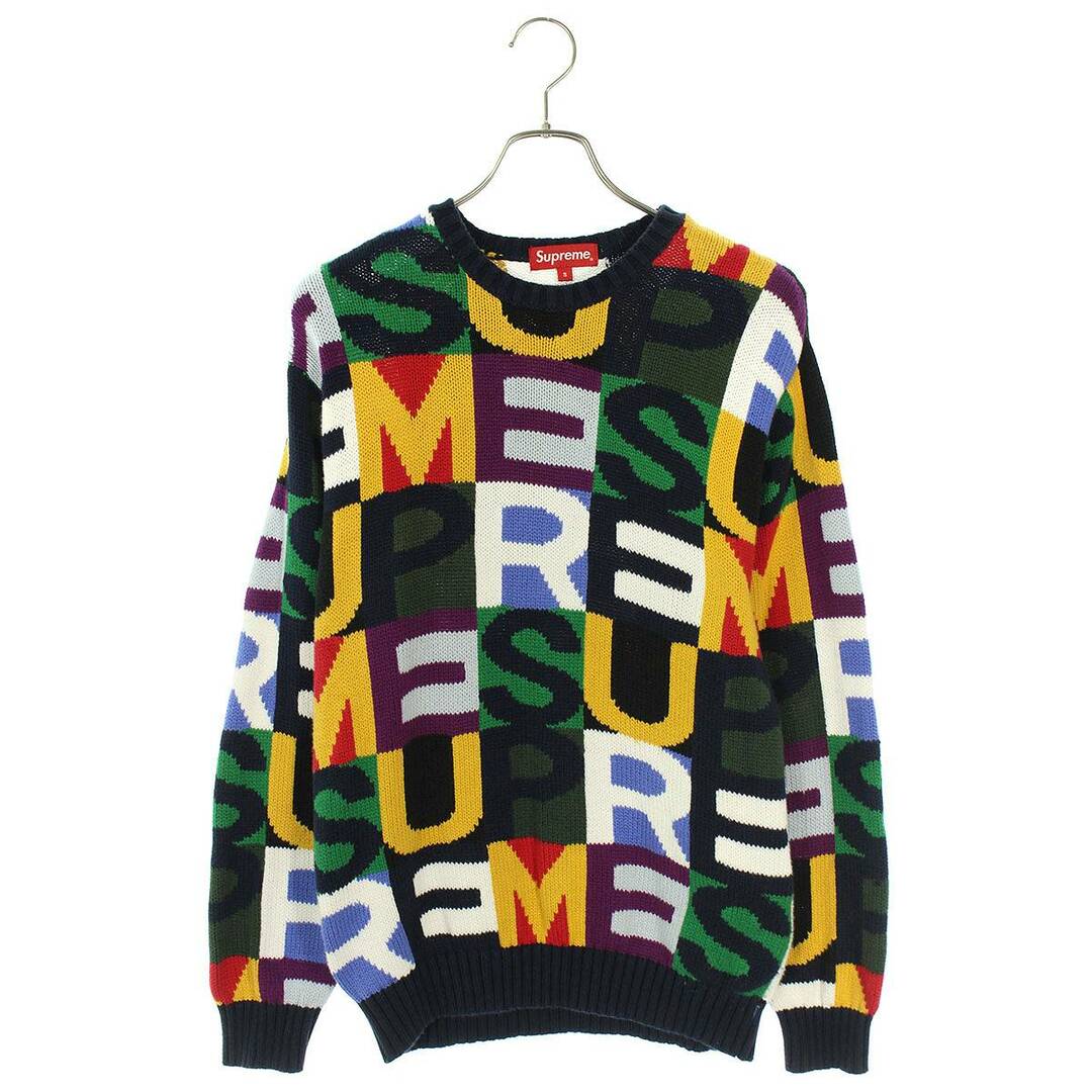 SUPREME 18AW Big Letters Sweater Mサイズ