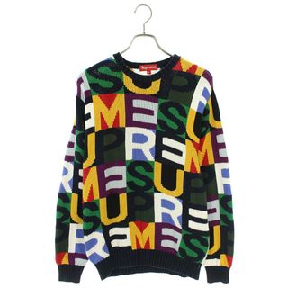 シュプリーム(Supreme)のシュプリーム  18AW  Big Letters Sweater ビッグレターロゴニット メンズ S(ニット/セーター)