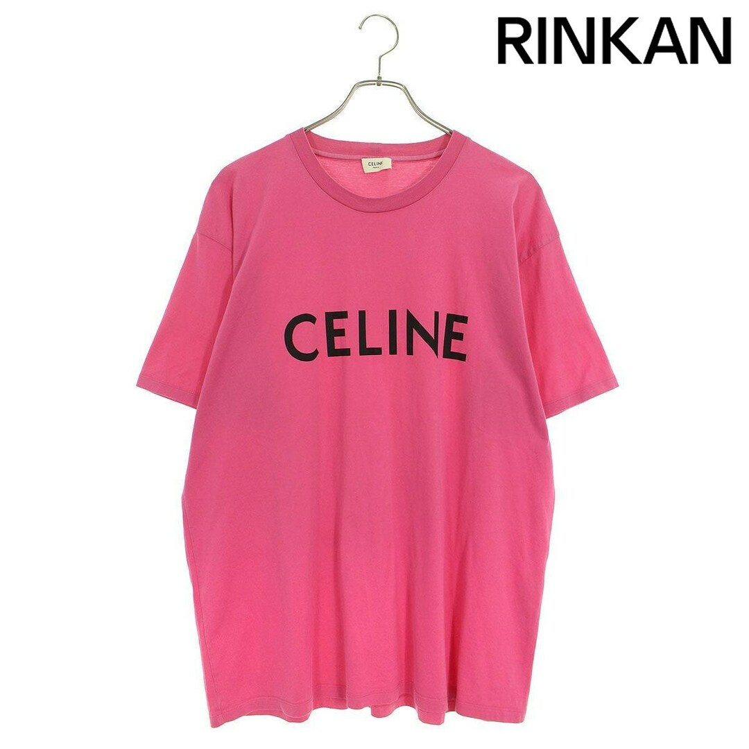 celine(セリーヌ)のセリーヌバイエディスリマン  21SS  2X681501F ルーズフィットロゴプリントTシャツ メンズ L メンズのトップス(Tシャツ/カットソー(半袖/袖なし))の商品写真