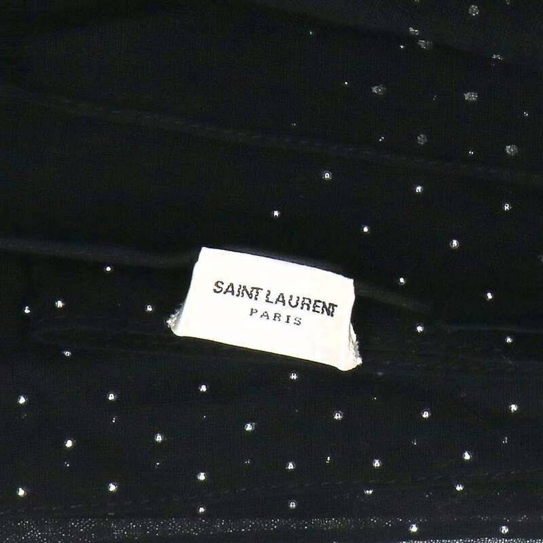 Saint Laurent(サンローラン)のサンローランパリ ラメ装飾フリンジストール メンズ メンズのファッション小物(ストール)の商品写真