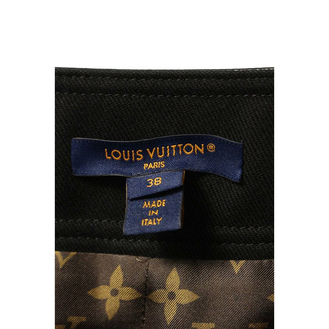 LOUIS VUITTON(ルイヴィトン)のルイヴィトン  23AW  RW232W JTS FPSK33 レザートリムチェックミニスカート レディース 38 レディースのスカート(ひざ丈スカート)の商品写真