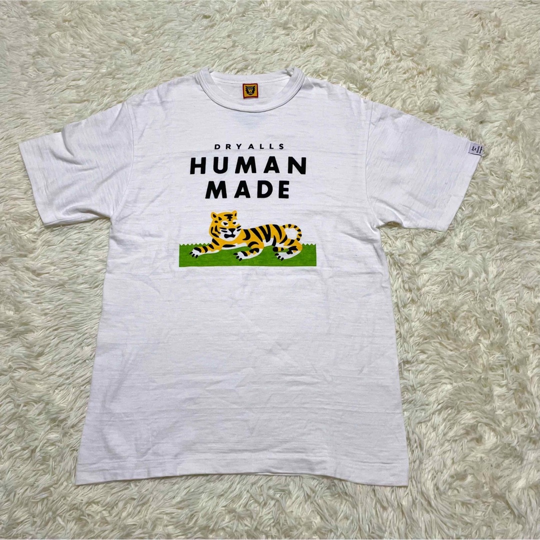 HUMAN MADE(ヒューマンメイド)のHUMAN MADE T-SHIRT #2310 白　虎　日本製　綿100% メンズのトップス(Tシャツ/カットソー(半袖/袖なし))の商品写真