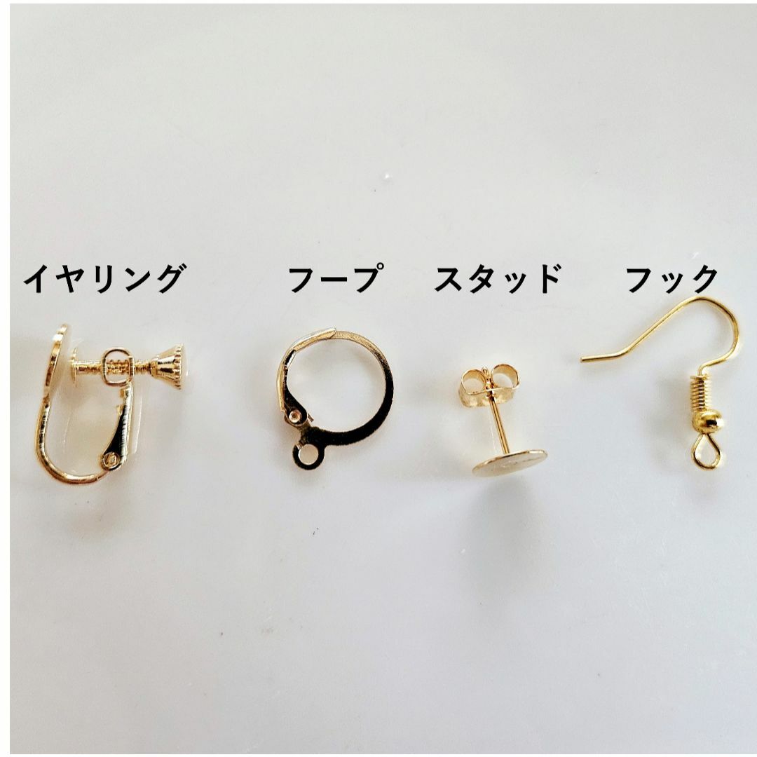 【イヤリング変更可】べっ甲サークルピアス ハンドメイドのアクセサリー(ピアス)の商品写真