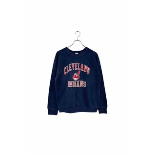 Made in USA CIEVELAND INDIANS sweat クリーブランドインディアンス スウェット ブルー サイズM 現ガーディアンズ トップス ヴィンテージ 6(スウェット)