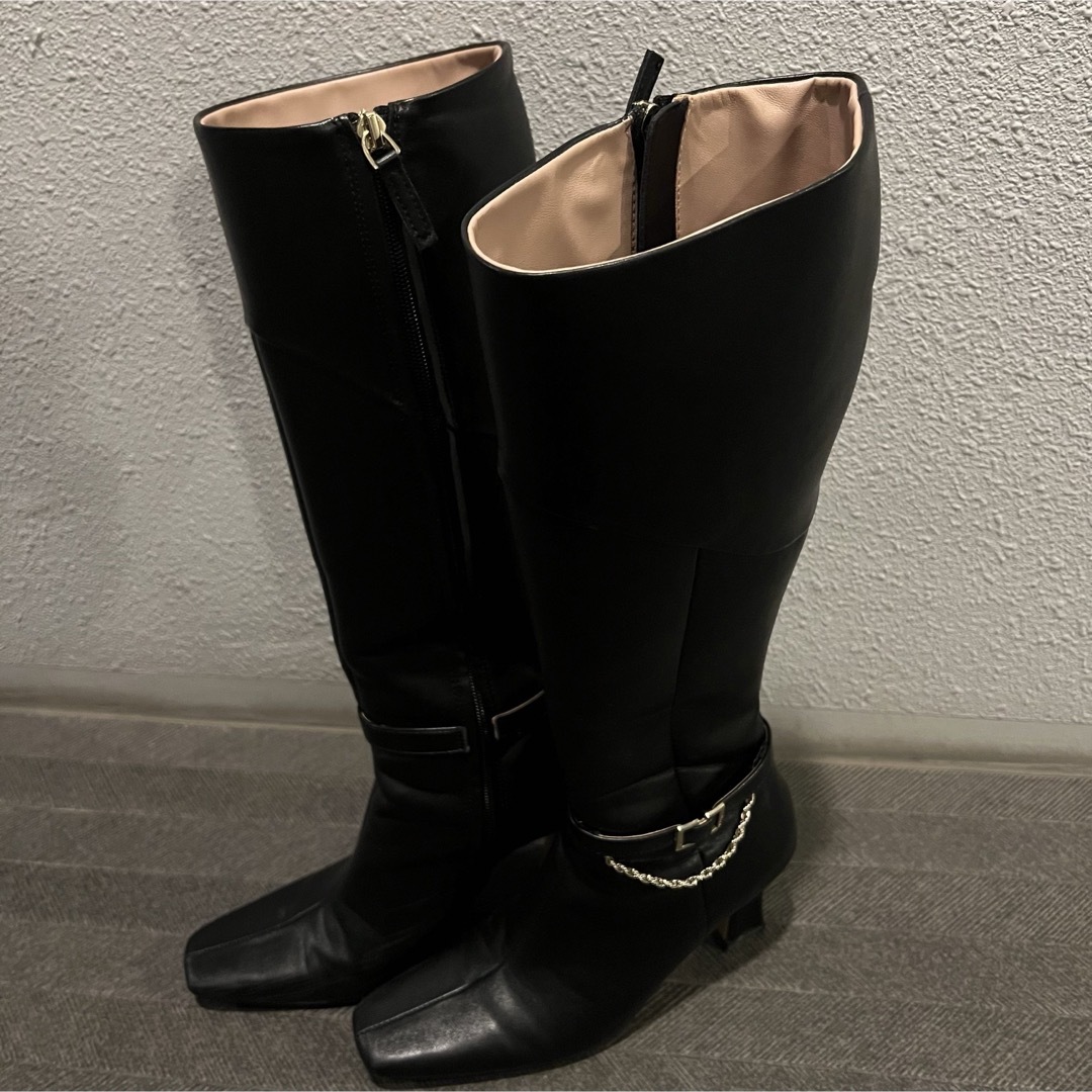 87甲幅herlipto Vegan Leather Knee-High Boots ...