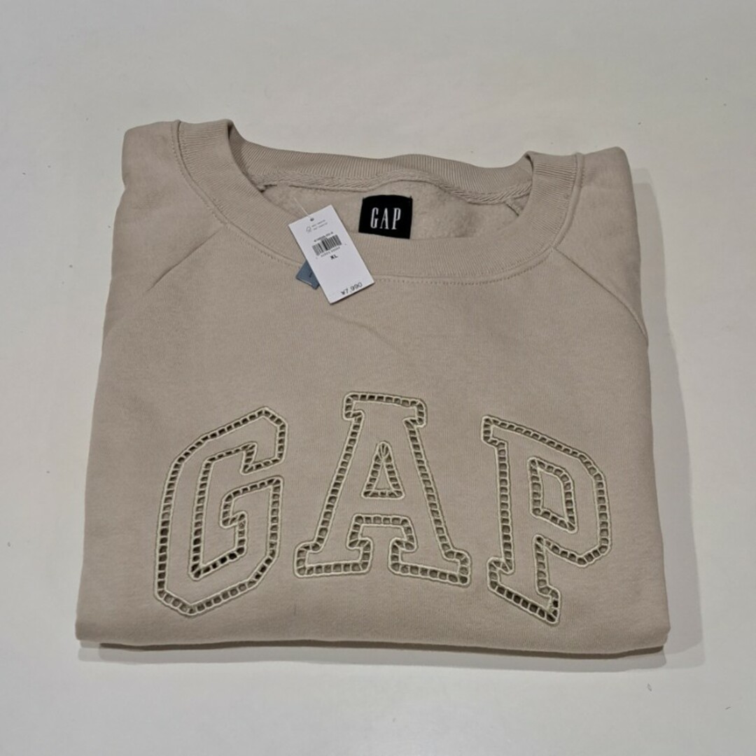 GAP(ギャップ)のGAP　トレーナー　ベージュ　XL レディースのトップス(トレーナー/スウェット)の商品写真