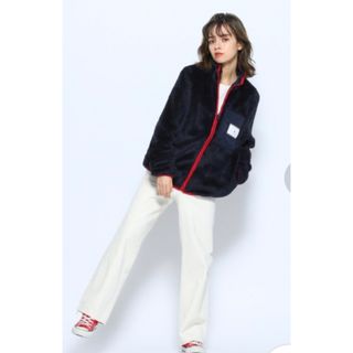 トミーヒルフィガー(TOMMY HILFIGER)のトミーヒルフィガー　テディジャケット　ボアブルゾン　フリースブルゾン　アウター(ブルゾン)