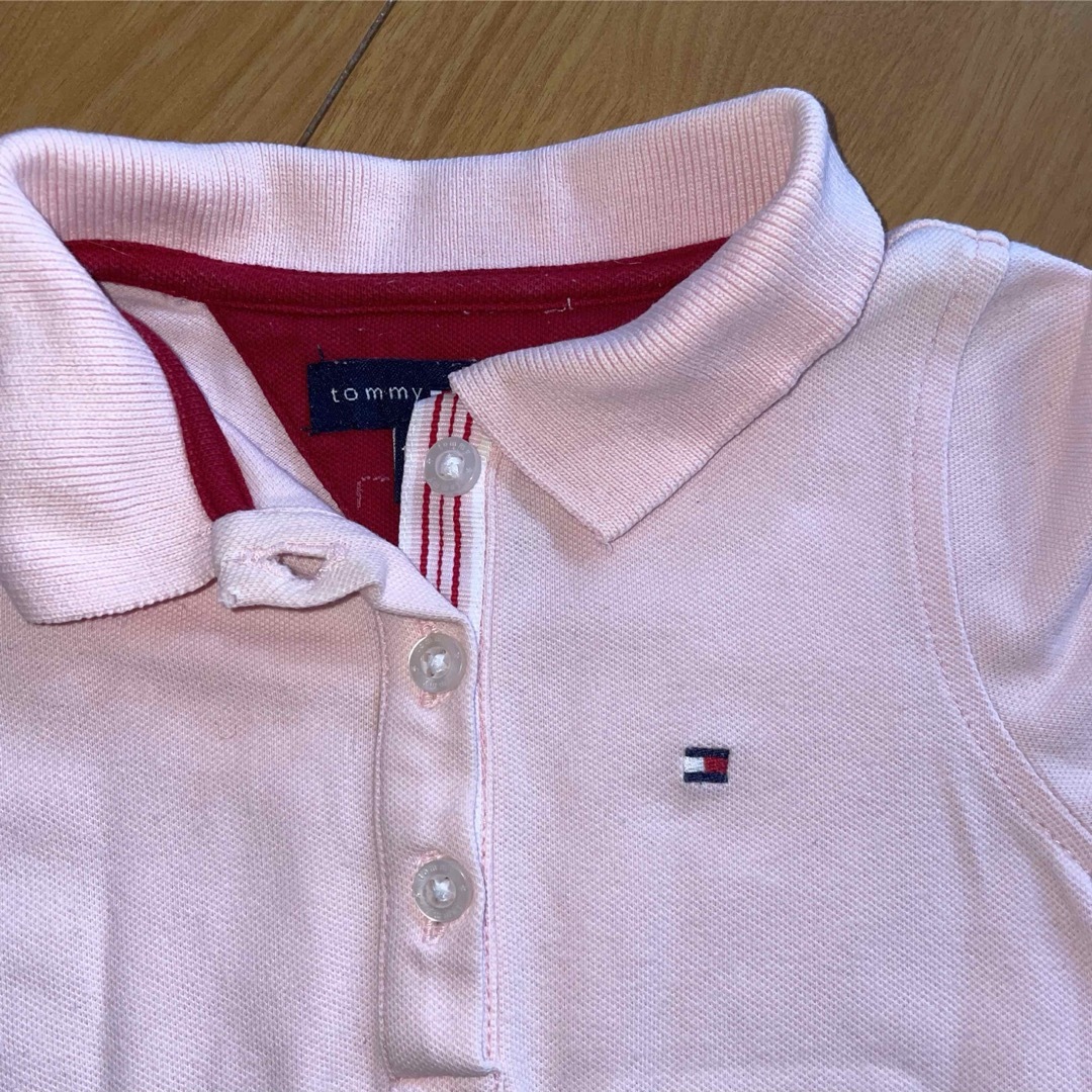 TOMMY HILFIGER(トミーヒルフィガー)の12-18ヶ月　ポロワンピース　TOMMY HILFIGER キッズ/ベビー/マタニティのベビー服(~85cm)(ワンピース)の商品写真