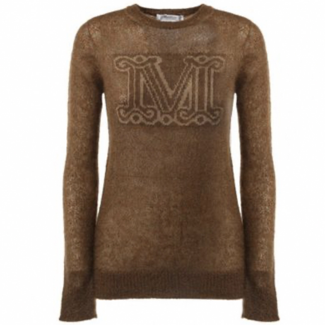 Max Mara OCRA Mロゴ モヘヤ ウール ニット セーター Max Mara OCRA Mロゴ モヘヤ ウール ニット セーター