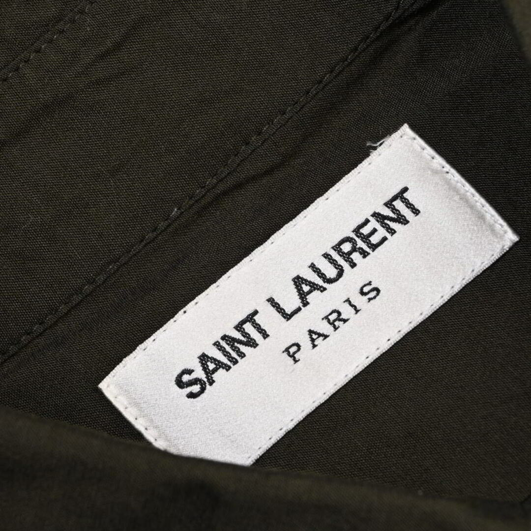 Saint Laurent(サンローラン)のSaint Laurent Paris シルク 比翼シャツ レディースのトップス(シャツ/ブラウス(長袖/七分))の商品写真