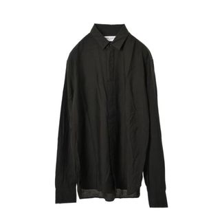 サンローラン(Saint Laurent)のSaint Laurent Paris シルク 比翼シャツ(シャツ/ブラウス(長袖/七分))