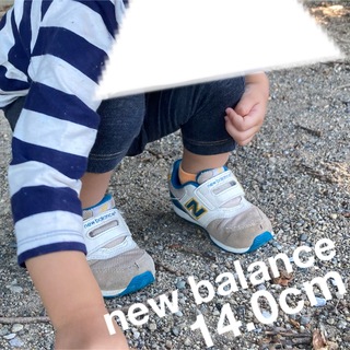 ニューバランス(New Balance)のニューバランス996 グレー×ブルー　14cm(スニーカー)