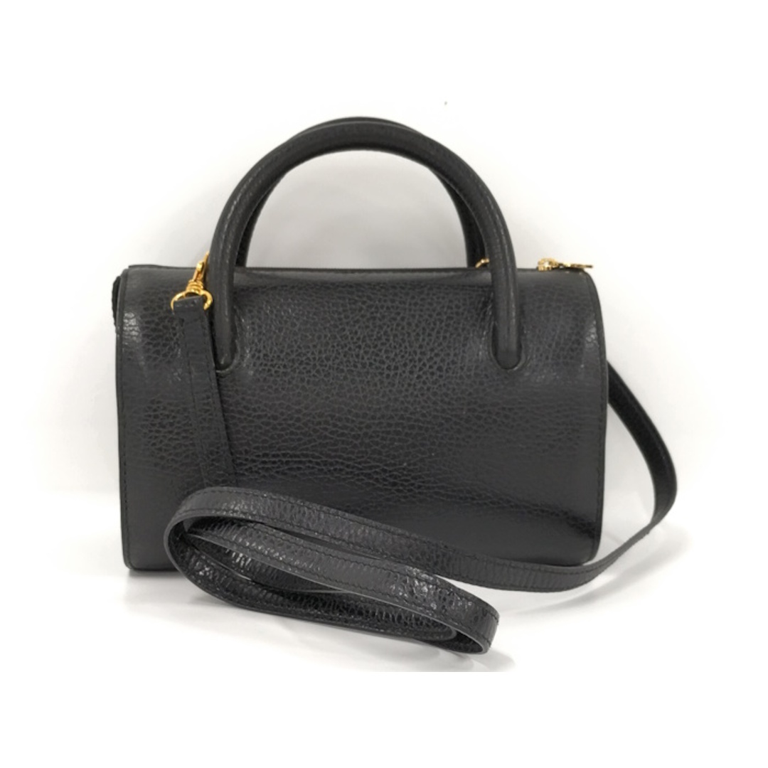 Cartier - Cartier 2WAY ミニボストンバッグ レザー ブラックの Cartier - Cartier 2WAY ミニボストンバッグ レザー ブラックの