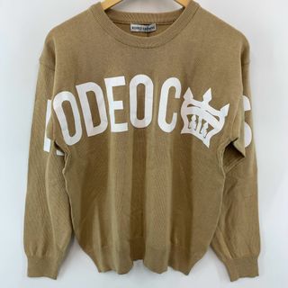 ロデオクラウンズワイドボウル(RODEO CROWNS WIDE BOWL)のRODEO CROWNS レディース ロデオクラウンズ プリント クルーネック ニット/セーター(ニット/セーター)