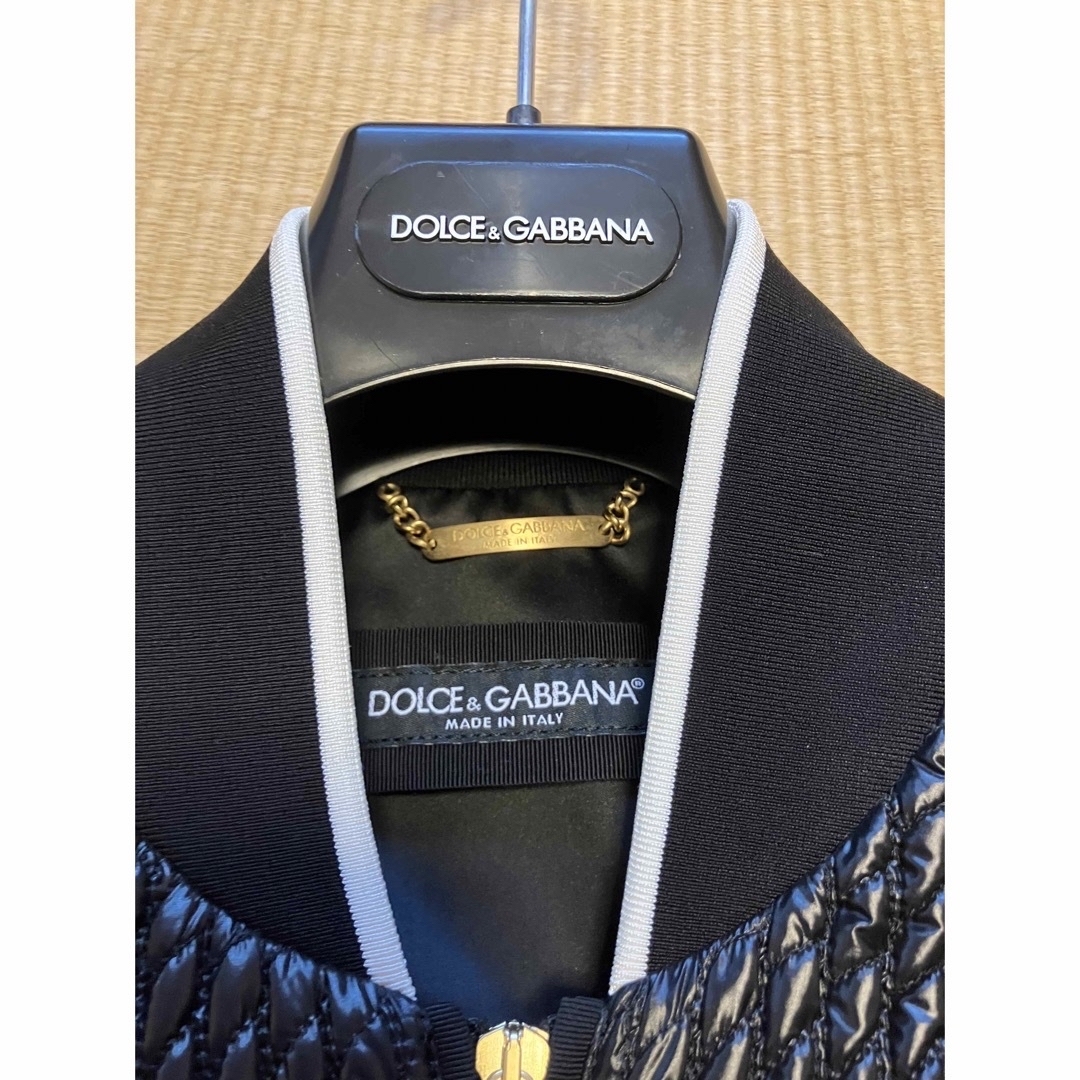 DOLCE&GABBANA(ドルチェアンドガッバーナ)のGACKT  ロナウド　DOLCE &GABBANA キルティングブルゾン メンズのジャケット/アウター(ナイロンジャケット)の商品写真