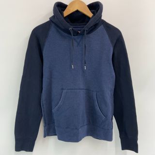 ユニクロ(UNIQLO)のUNIQLO メンズ ユニクロ スウェット プルオーバー パーカー Vガゼット 裏パイル 2トーン(パーカー)