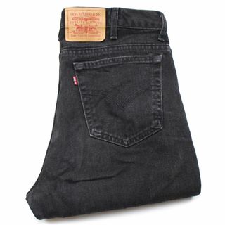 リーバイス(Levi's)の90s カナダ製 Levi'sリーバイス 512 ブラック デニムパンツ w36 L32★SDP2411 オールド ビンテージ ジーンズ スリム ストレート ブリーチ(デニム/ジーンズ)