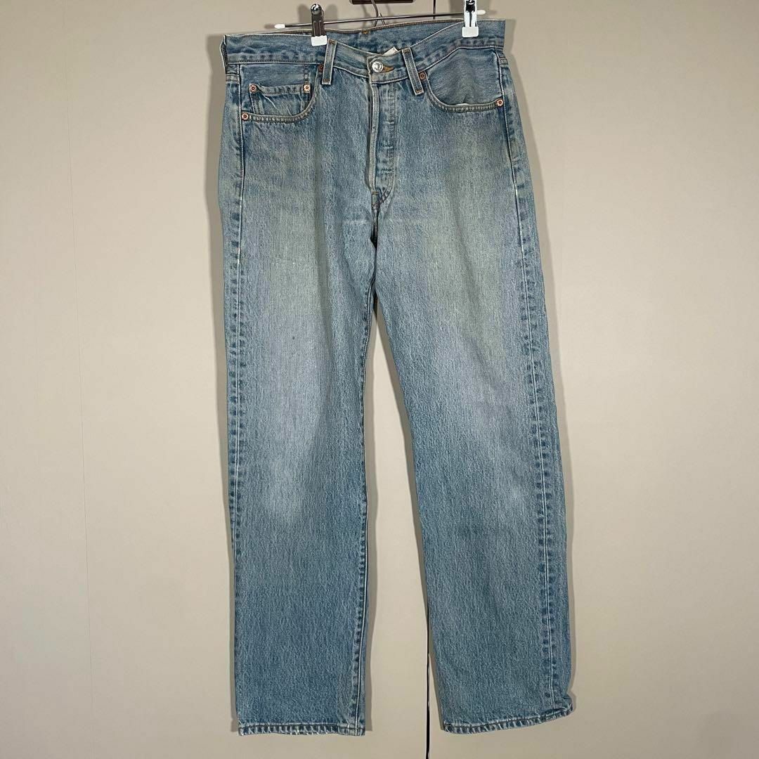 Levi's - 【501、ライトブルー】リーバイス古着ボタンフライ90s