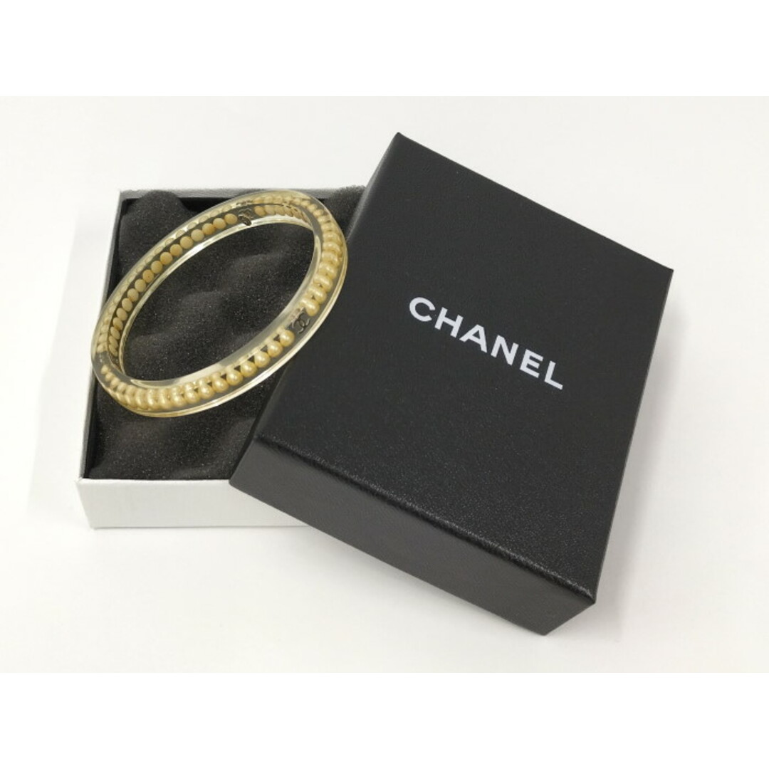 CHANEL - CHANEL バングル ココマーク フェイクパール CHANEL - CHANEL バングル ココマーク フェイクパール