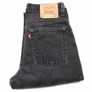 リーバイス(Levi's)の00s メキシコ製 Levi'sリーバイス 512 ブラック デニムパンツ 8 REG.M★SDP2404 オールド ビンテージ ジーンズ スリム ストレート(デニム/ジーンズ)