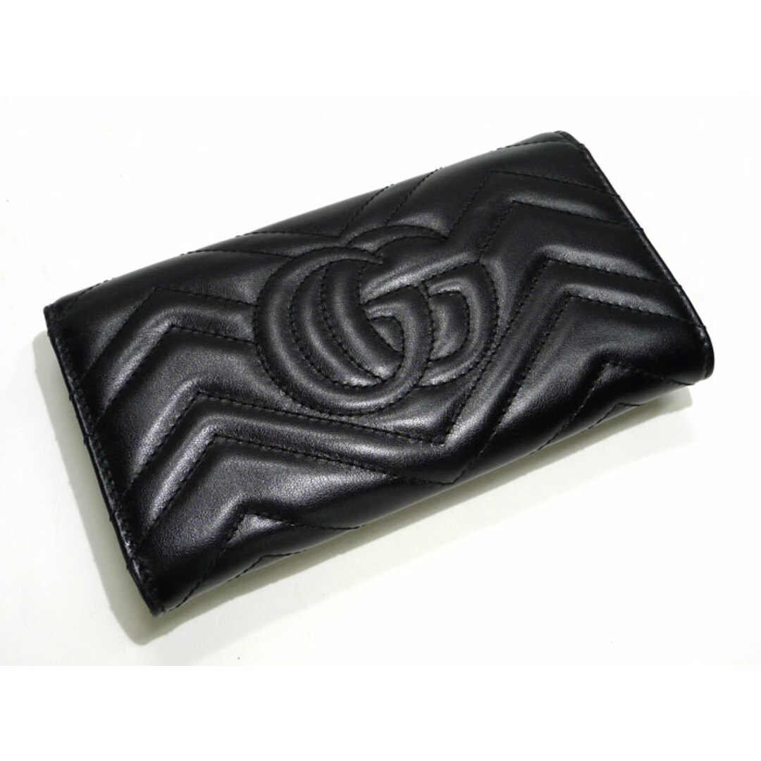 GUCCI - GUCCI GGマーモント コンチネンタルウォレット 二つ折り GUCCI - GUCCI GGマーモント コンチネンタルウォレット 二つ折り