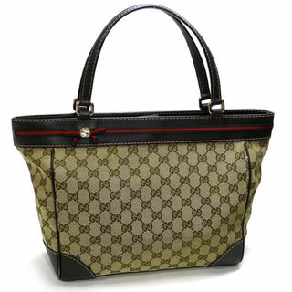 グッチ(Gucci)のGUCCI メイフェア トートバッグ シェリーライン GGキャンバス レザー(トートバッグ)