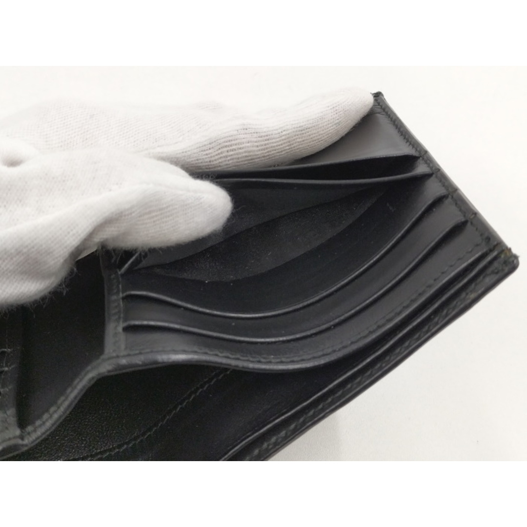 Bottega Veneta(ボッテガヴェネタ)のBOTTEGA VENETA 二つ折り 財布 札入れ レザー ブラック レディースのファッション小物(財布)の商品写真