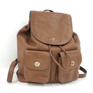 コーチ(COACH)のCOACH リュックサック レザー ブラウン F37410(バッグパック/リュック)