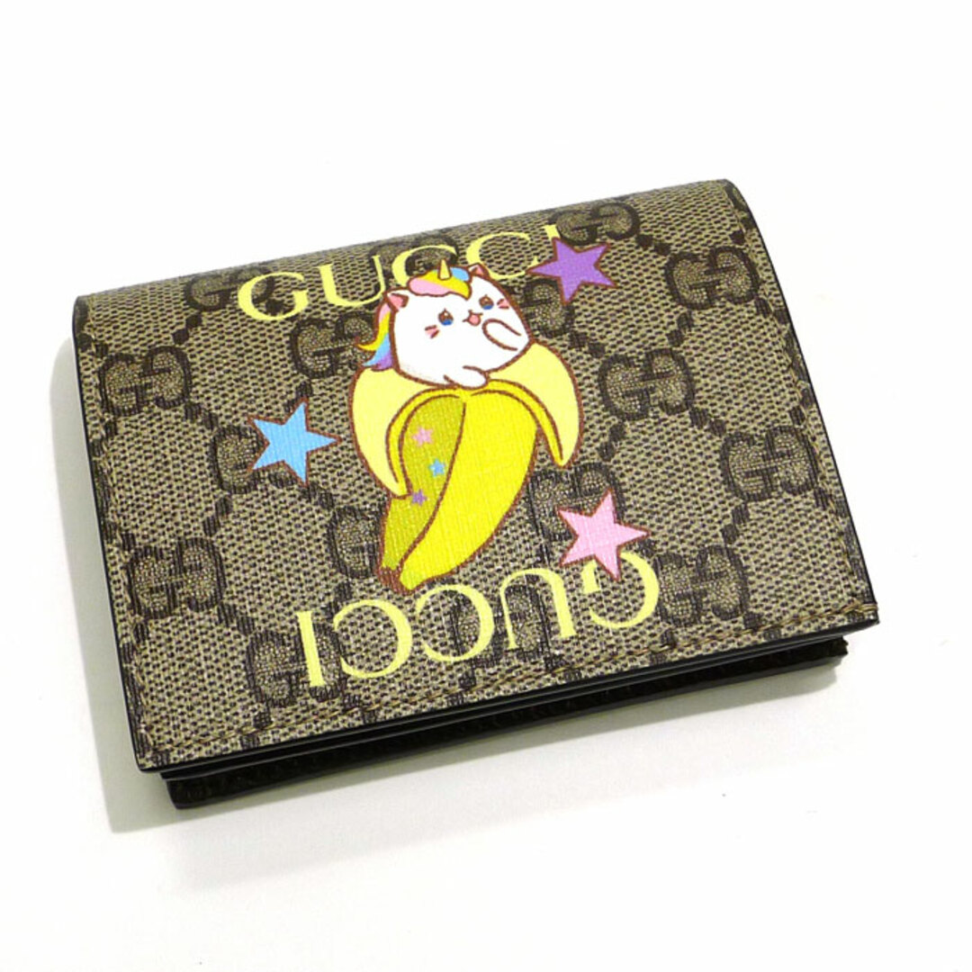 Gucci(グッチ)のGUCCI レインボー＆スター ばなにゃ カードケース 二つ折り コンパクト財布 レディースのファッション小物(財布)の商品写真