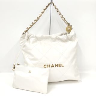 シャネル(CHANEL)のCHANEL シャネル22 チェーンショルダーバッグ ラージ ココマーク レザー(リュック/バックパック)