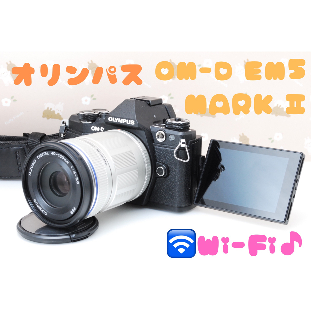 スマホ/家電/カメラ美品❤️オリンパス OM-D E-M5 MARKⅡ❤ミラーレス♪Wi-Fi♪