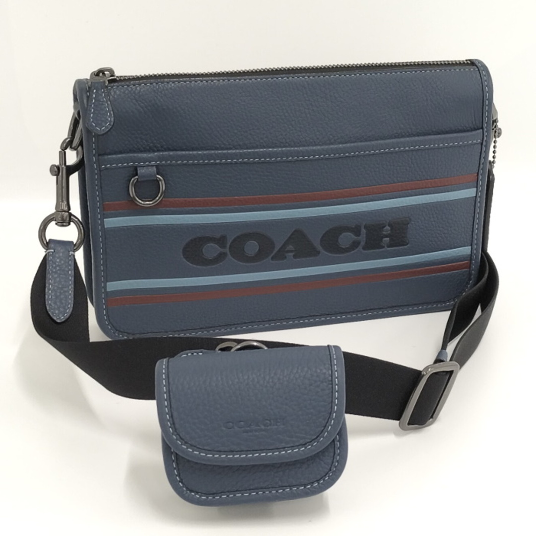 COACH ヘリテージ コンバーチブル ポーチ 2WAY ショルダーバッグレザーサイズ